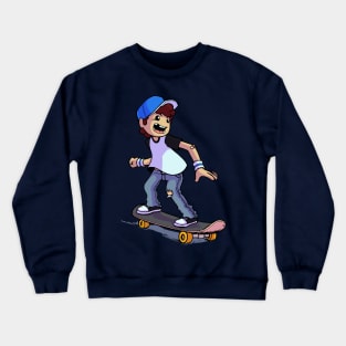 Skater Boy Crewneck Sweatshirt